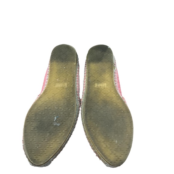 Gucci Pink Leather Monogram Espadrille 39 - Picture 4 of 7